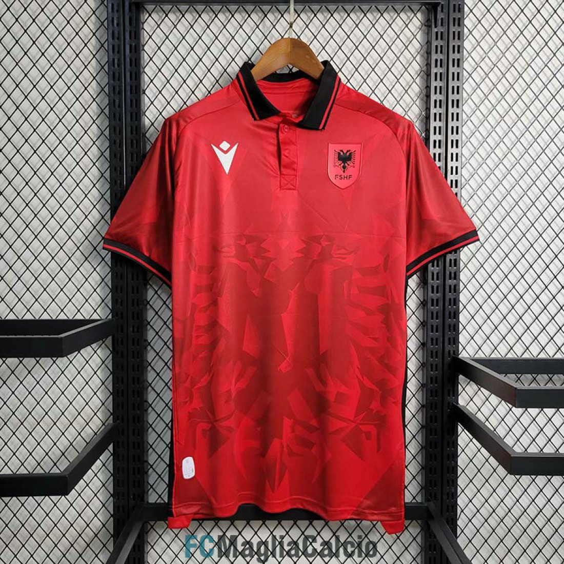 Maglietta Uomo STP Classic Logo Ringer, Bianca Con Bordi Rossi, Taglie S-XXL