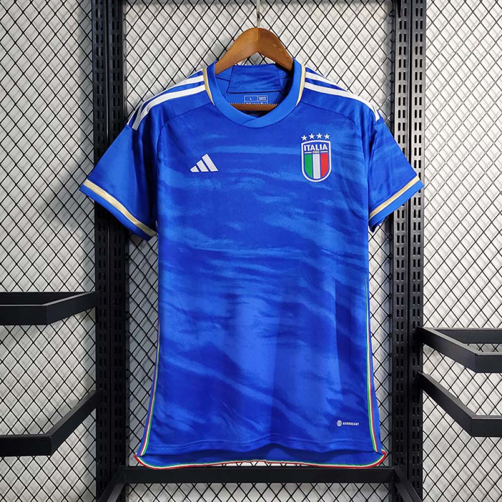 Maglia Italia Personalizzata Blu O Bianca Per Bambino – Replica Ufficiale 2024, 100% Poliestere, Stampa Nome E Numero